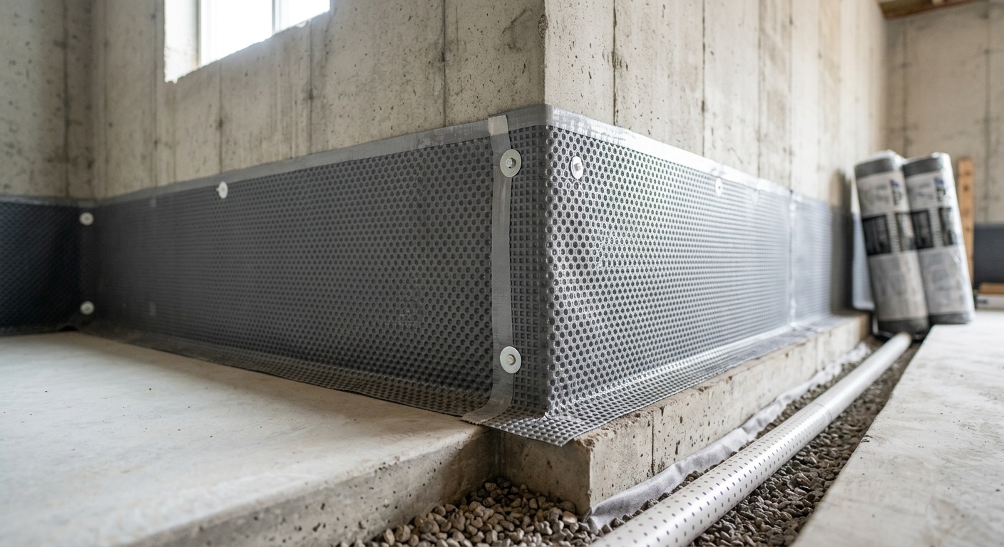 Basement waterproofing options